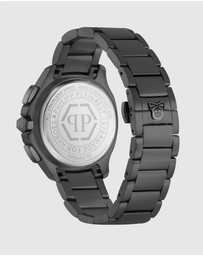 Philipp Plein - CHRONO SPECTRE Black Tone Case Black Bracelet 44mm