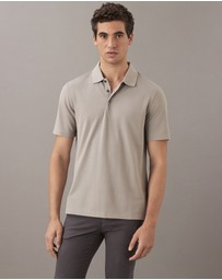 Calvin Klein - Tonal Stripe Jacquard Polo Shirt