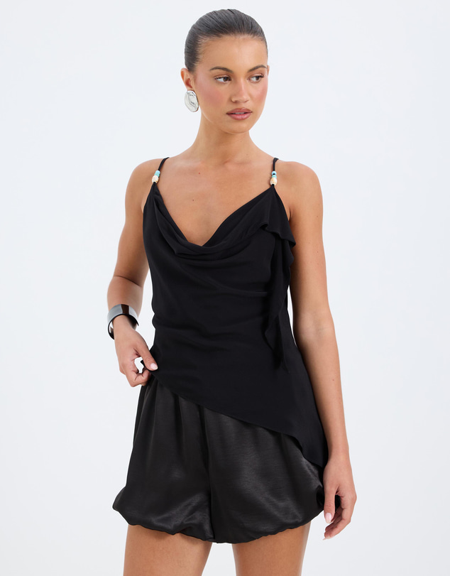 Calli - Charlotte Frill Detail Cami Top