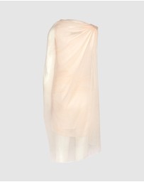 ROTATE - Chiffon Mini Cape Dress