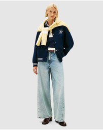Tommy Hilfiger - Twist '70s High Rise Wide Leg Jeans