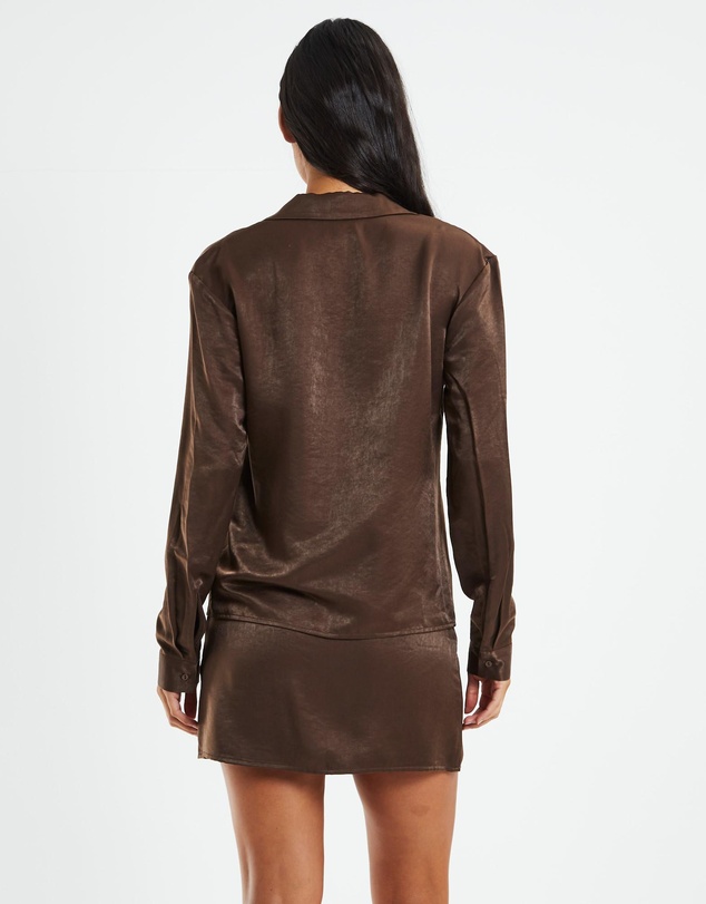 Alice In The Eve - Esme Silky Longline Shirt