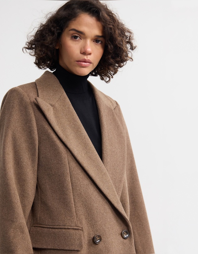 Oxford - Saskia Double Breasted Wool Rich Coat