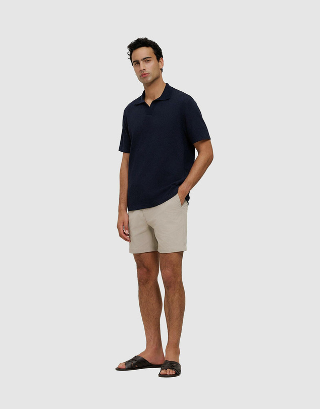 Trenery - Jacquard Diamond Stitch Polo