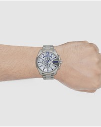 Diesel - Mega Chief Silver-Tone Analogue Watch
