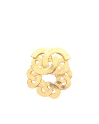 Pre-Loved by Azura Reborn - Pre-Loved CC Gold Plated Twisted Brooch