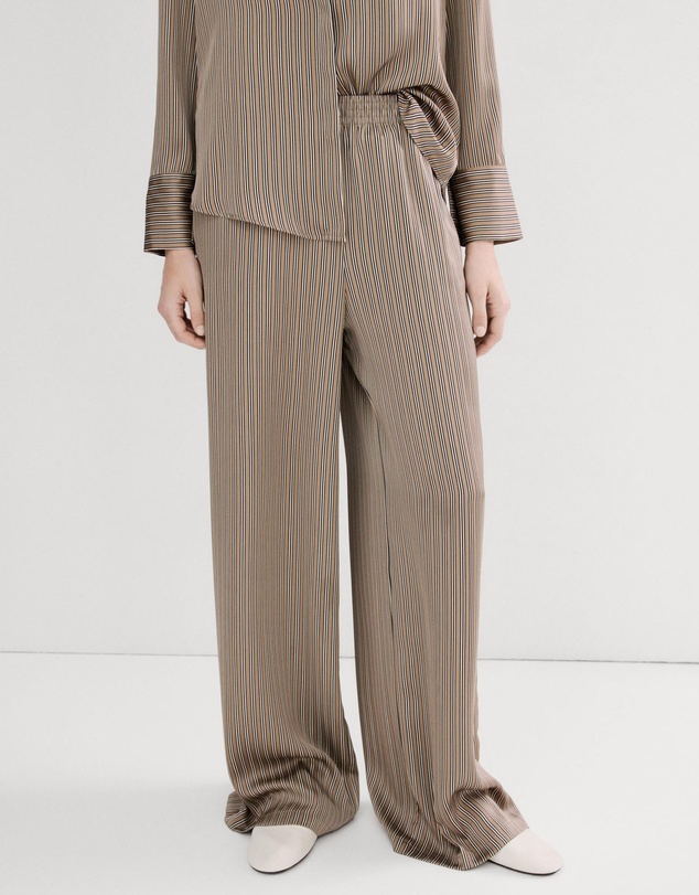 M.N.G - Satin Striped Trousers