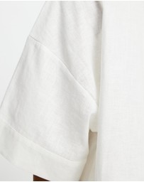 White By FTL - Bay Linen Shirt