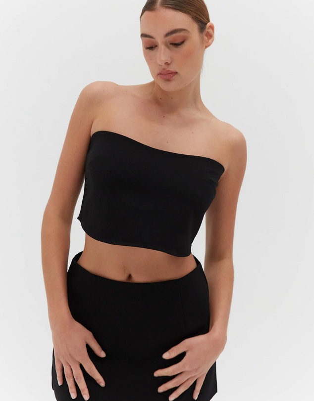 Style Addict - Jayden Tube Top - Black