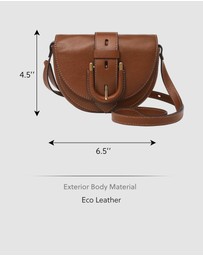 Fossil - Harwell Brown Crossbody Bag