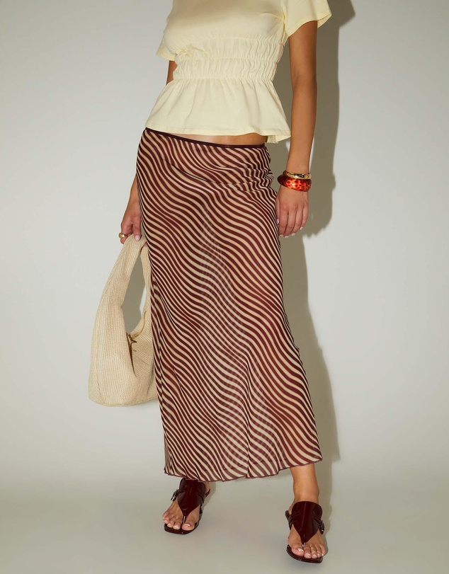 Alice In The Eve - Celly Sheer Maxi Skirt