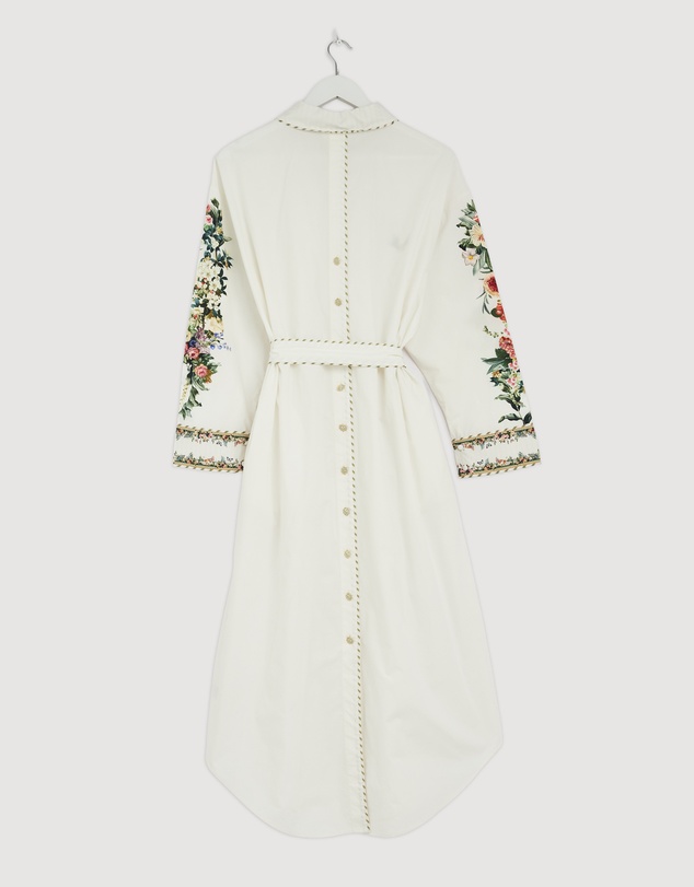 Revibe - Repaired Camilla Shirt Dress With Back Button Detail - AU 12