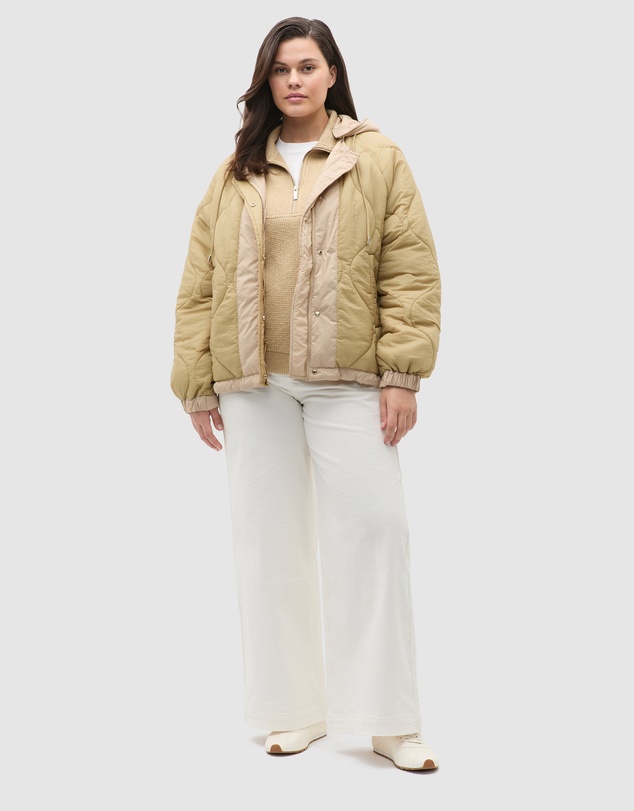 Seed Heritage - Colour Block Puffer Jacket