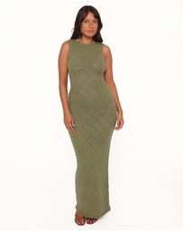 Petal & Pup - Wembly Maxi Dress - Olive Green