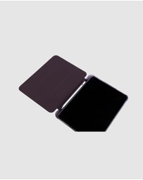 Tucano - Tucano Satin Folio Case Plum for iPad 10th Gen 10.9 2022 with Pencil Holder and Stand
