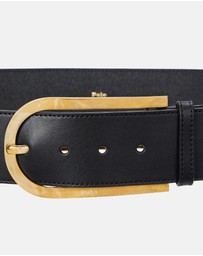 Polo Ralph Lauren - Elongated-Buckle Leather Belt