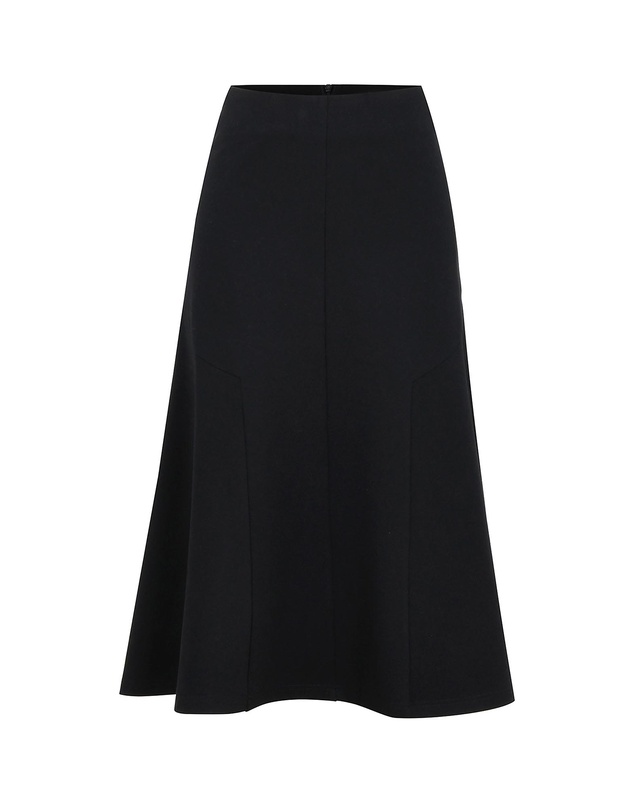 Forcast - Adele Side Panel Midi Skirt