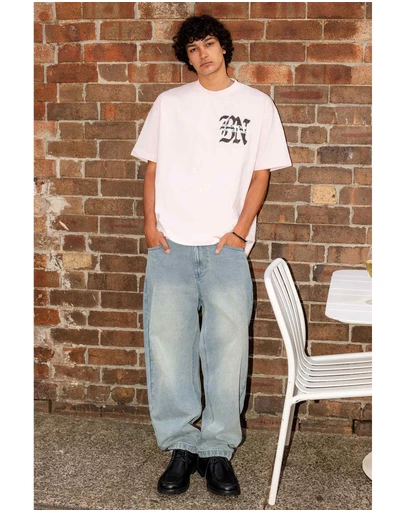Spencer Project - Zag Wide Boy Denim Jeans