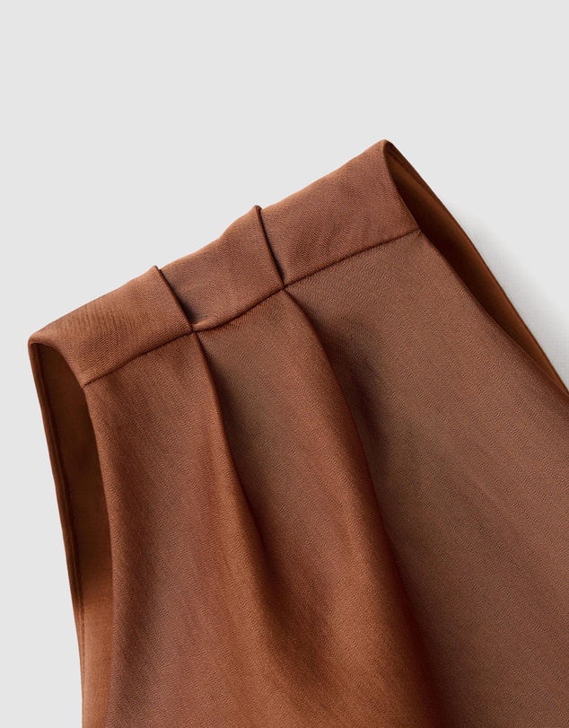 M.N.G - Asymmetrical Satin Dress