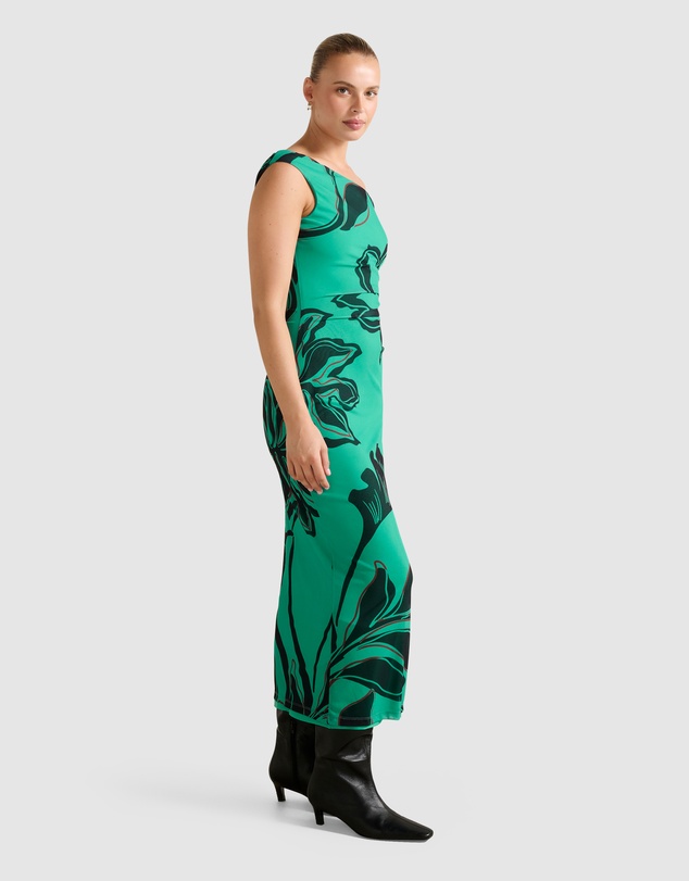 Forever New - Gisella Tipped Mesh Midi Dress