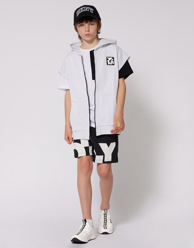 DKNY - Abstract Logo Swim Shorts - Teens