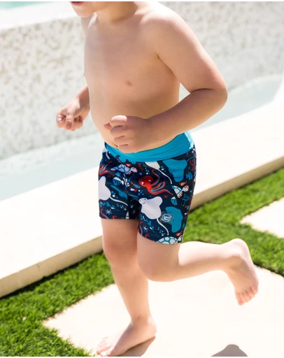 Splash About - Splash Jammer Duo Reusable Swim Nappy & Liners Bundle - Under the Sea