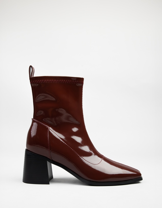 RAID - Allona Block heeled ankle boots in brown