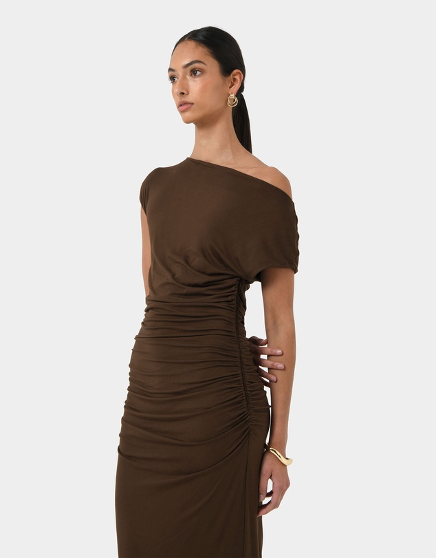 Forcast - Mia Ruched Jersey Dress