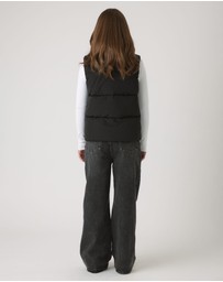 Decjuba Kids - Decjuba Hooded Puffer Vest - Teens
