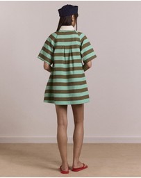 Damson Madder - Maggie Mini Polo Dress
