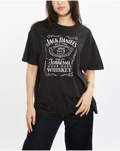 Vintage by The Real Deal - Pre Loved - Vintage 90s Jack Daniels Alcohol Tee