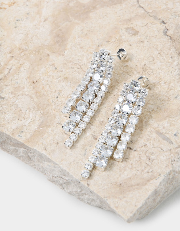 Forcast - Abby Sterling Silver Plated Earrings