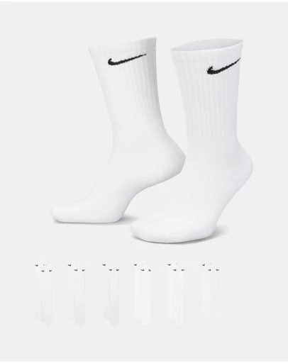 Nike - Nike Everyday Cushioned Crew Socks 6-Pack