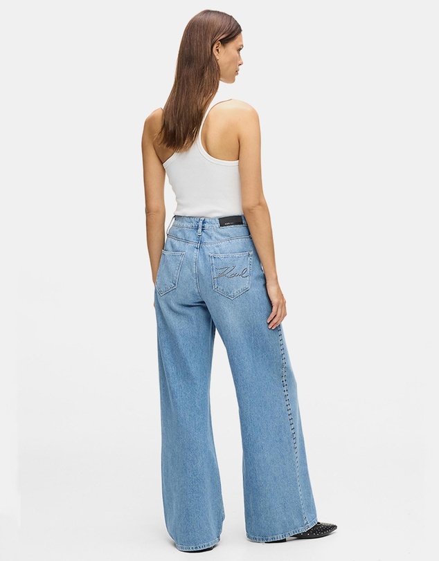 Karl Lagerfeld - Stud Detail Denim Jeans