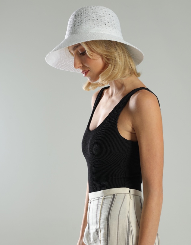 Morgan & Taylor - Koa Bucket Hat in White
