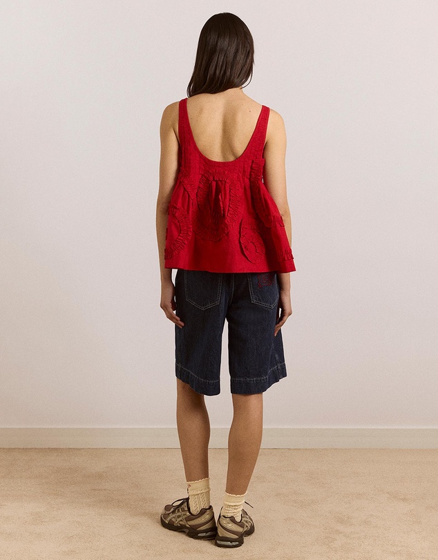 Damson Madder - Stella Ruffle Cami