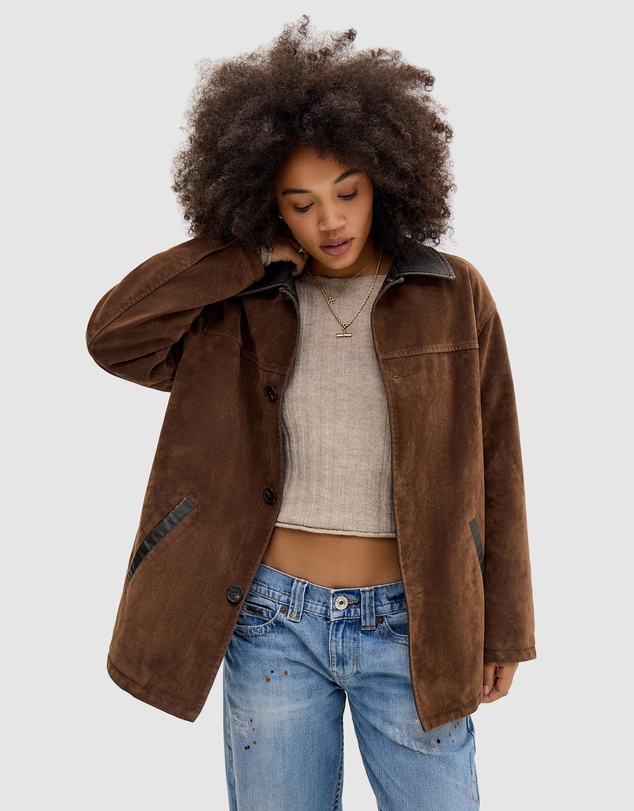 BDG By Urban Outfitters - BDG Suede Eugine Jacket