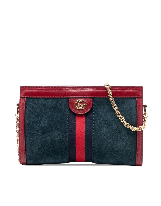 Pre-Loved by Azura Reborn - Pre-Loved Small Suede Ophidia Chain Crossbody