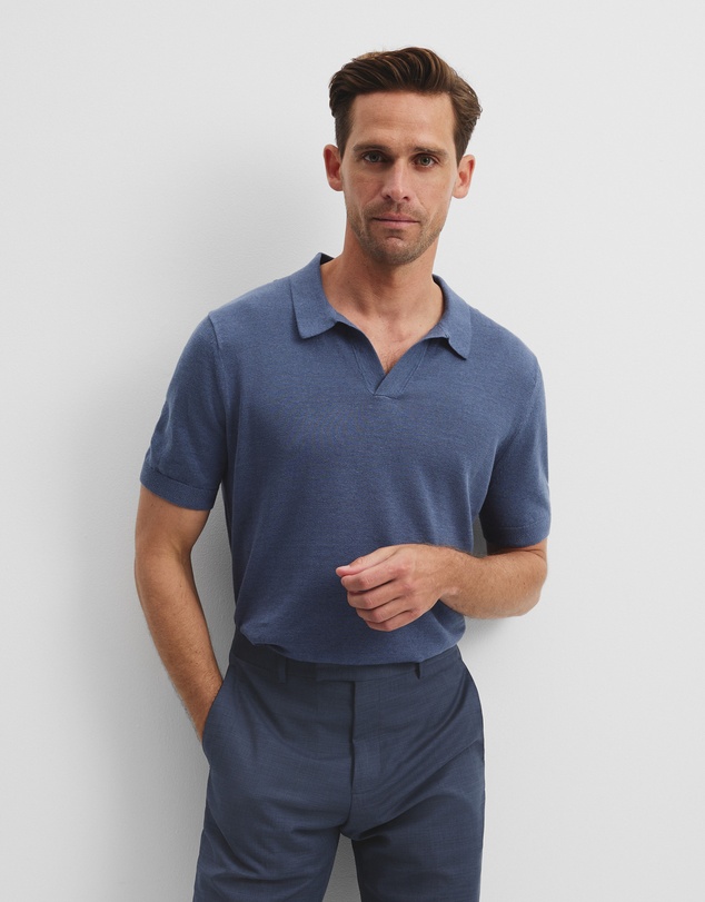 Country Road - Linen Cotton Knit Trophy Polo