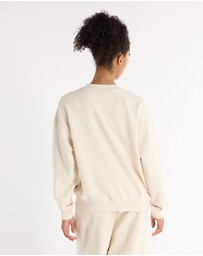 New Balance - French Terry Oversized Logo Crew