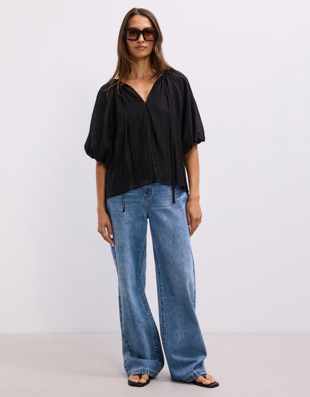 The Fated - Lila Puff Sleeve Blouse