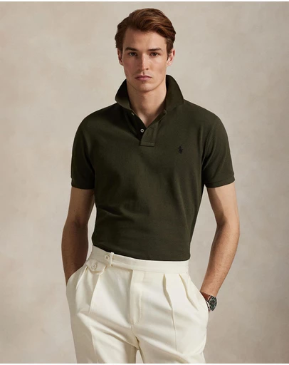 Polo Ralph Lauren - Custom Slim Fit Mesh Polo Shirt