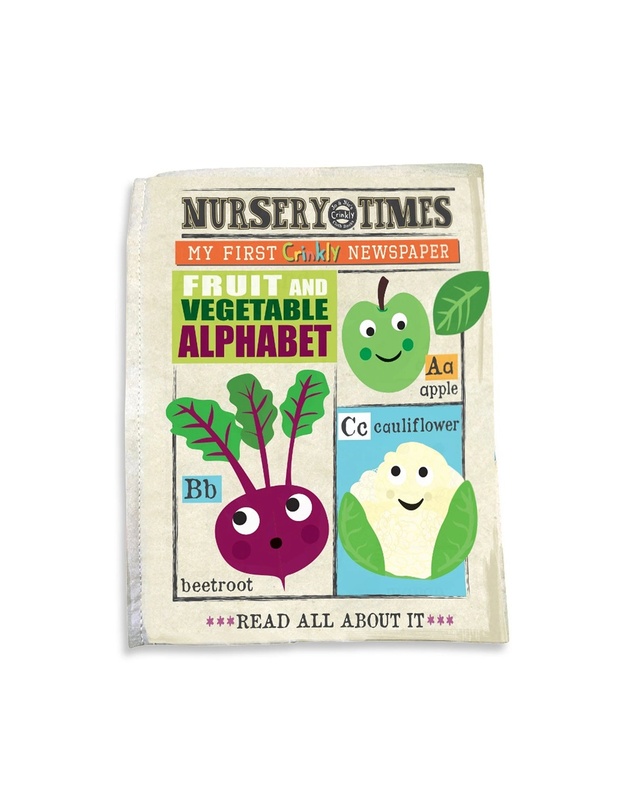 Jo and Nics Crinkly Cloth Books - Fruit & Veg