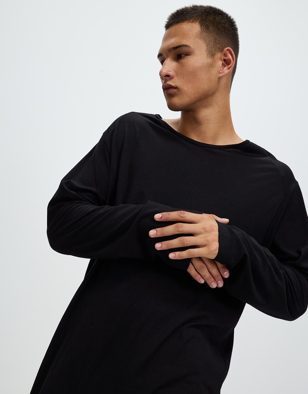 Surrounded By Ghosts - The Stannite Relaxed Cotton Long Sleeve T-Shirt