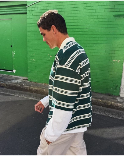 Zanerobe - Stripe Crop Polo