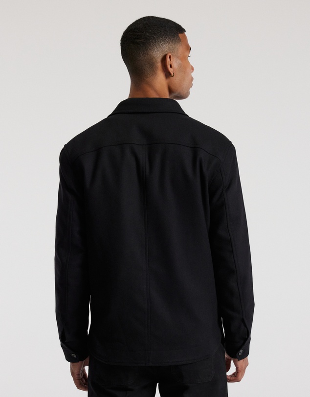 Calibre - Melton Shirt Jacket Black