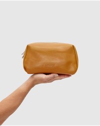 Republic of Florence - The Otto Yellow Leather Dopp Kit