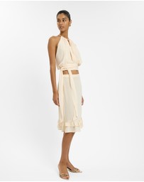 With Harper Lu - Draped Halter Top