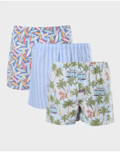 Mitch Dowd - Mitchdowd Surf Board Van 3 Pack Mens Boxer Shorts