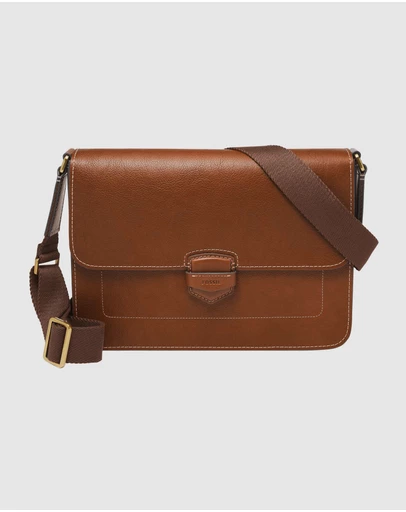 Fossil - Lennox Brown Messenger Bag